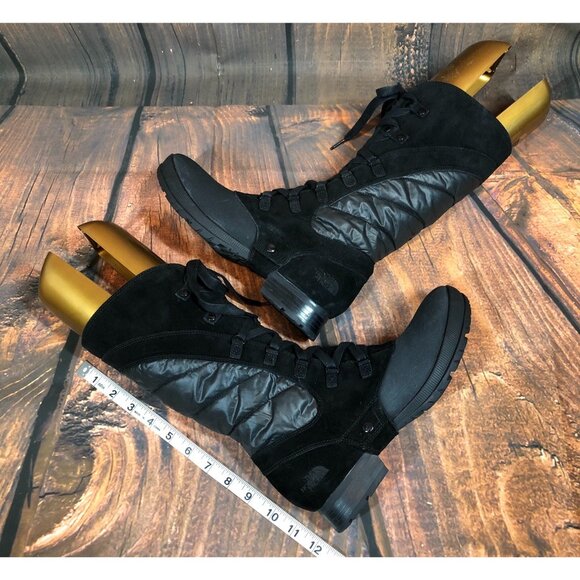 The North Face Zophia Tall Black Heetseeker Boots Womens 8 / 39 (p5N - Picture 6 of 11